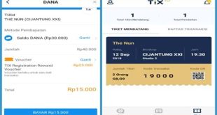 Aplikasi Beli Tiket Bioskop Online