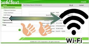 Membuka Kata Sandi WiFi ZTE