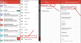 Mengganti Alamat Email Gmail di HP Android