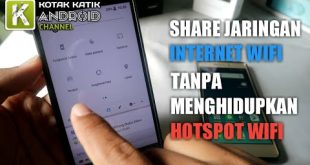 Menyambungkan Wifi Komputer ke HP Android