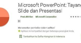 Penggunaan Program Aplikasi PowerPoint Dapat Dikombinasikan dengan Alat