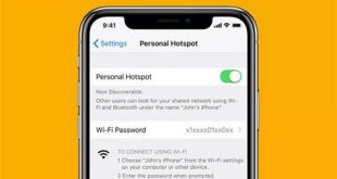 Personal Hotspot iPhone Tidak Bisa