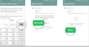 Restore Chat WhatsApp Google Drive iPhone