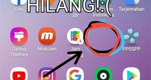 aplikasi tidak muncul di layar