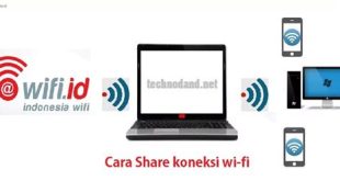 cara koneksi wifi di laptop