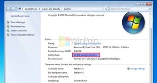 cara melihat laptop berapa bit