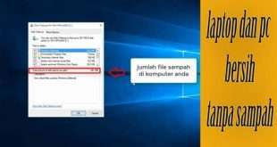 cara melihat sampah di laptop
