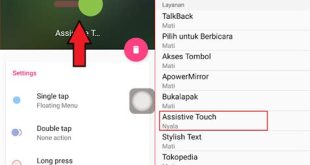 cara memunculkan touch di iphone