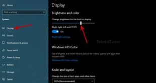 cara mengatur kecerahan layar laptop