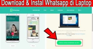 cara menggunakan whatsapp web di laptop