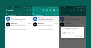 cara menghapus whatsapp di android
