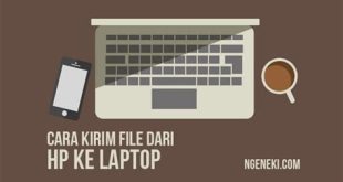 cara mengirim file ke laptop