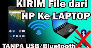 cara mengkoneksikan hp ke laptop