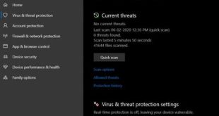 cara menonaktifkan antivirus di laptop