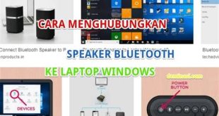 cara menyambungkan speaker ke laptop