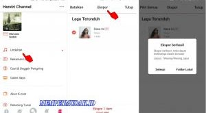 cara menyimpan file musik di android