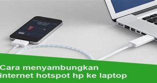 koneksi WiFi HP ke Laptop