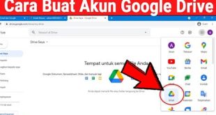 membuka Google Drive di laptop