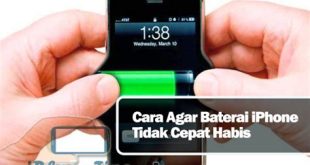 penyebab baterai iphone cepat habis