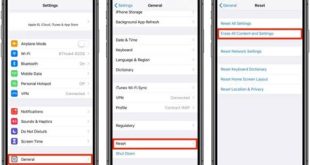 reset all setting iphone apakah menghapus data